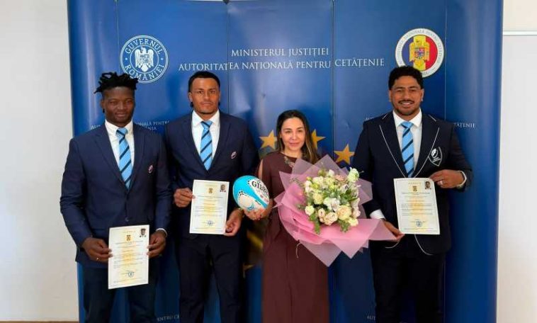 Rugby: România a naturalizat trei jucători, Fonovai Tangimana, Jason Tomane și Kuselo Moyake