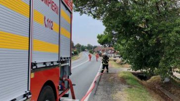 Timiș: Un autocamion încărcat cu 6.000 de litri de hipoclorit s-a răsturnat; populația, evacuată pe o rază de 200 de metri