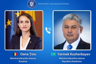 Ministrul Oana Țoiu – convorbire cu omologul din Kazahstan