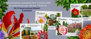 Emisiunea de mărci poștale ”Grădina Botanică ‘Anastasie Fătu”’ – de luni, în magazinele Romfilatelia