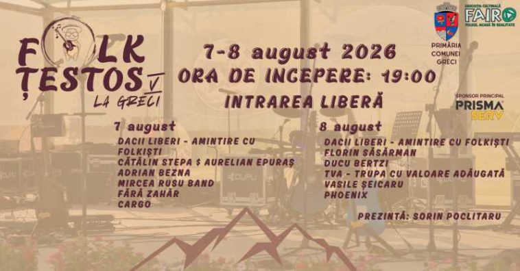 Tulcea: Festivalurile Folk Țestos și ”Peștișorul de aur”, în acest weekend