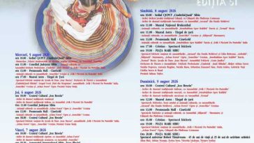 Sibiu: Loredana, Fuego și Junii Sibiului vor urca pe scena Festivalului Internațional de Folclor ”Cântecele Munților”