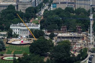 SUA: Construcția imensei săli de bal de la Casa Albă, blocată de o curte de apel federală