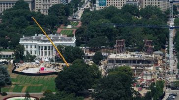 SUA: Construcția imensei săli de bal de la Casa Albă, blocată de o curte de apel federală