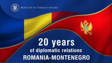 Oana Țoiu: Celebrăm anul acesta două decenii de relații diplomatice între România și Muntenegru