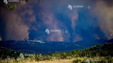 Spania/ Sute de persoane evacuate în urma unui nou incendiu forestier izbucnit în sud-vestul țării