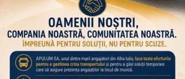 Oprirea transportului public în Alba Iulia și în zona limitrofă afectează activitatea fabricilor