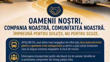 Oprirea transportului public în Alba Iulia și în zona limitrofă afectează activitatea fabricilor