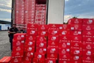 Giurgiu: Șofer ucrainean, arestat după ce a fost depistat cu 4.000.000 de țigarete