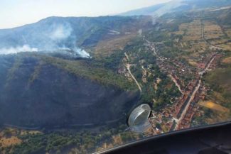 Caraș-Severin: Incendiile forestiere continuă în zonele Măru și Rusca Montană