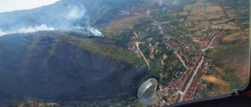 Caraș-Severin: Incendiile forestiere continuă în zonele Măru și Rusca Montană