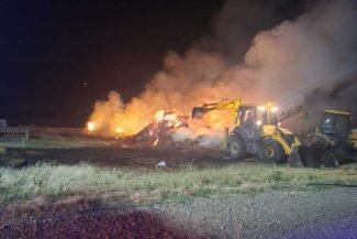 Botoșani: Aproximativ 80 de tone de furaje au ars în urma unui incendiu provocat intenționat