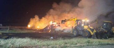 Botoșani: Aproximativ 80 de tone de furaje au ars în urma unui incendiu provocat intenționat