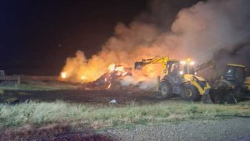 Botoșani: Aproximativ 80 de tone de furaje au ars în urma unui incendiu provocat intenționat