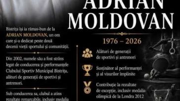 Bistrița-Năsăud: A murit directorul CSM Bistrița, Adrian Moldovan (50 de ani)