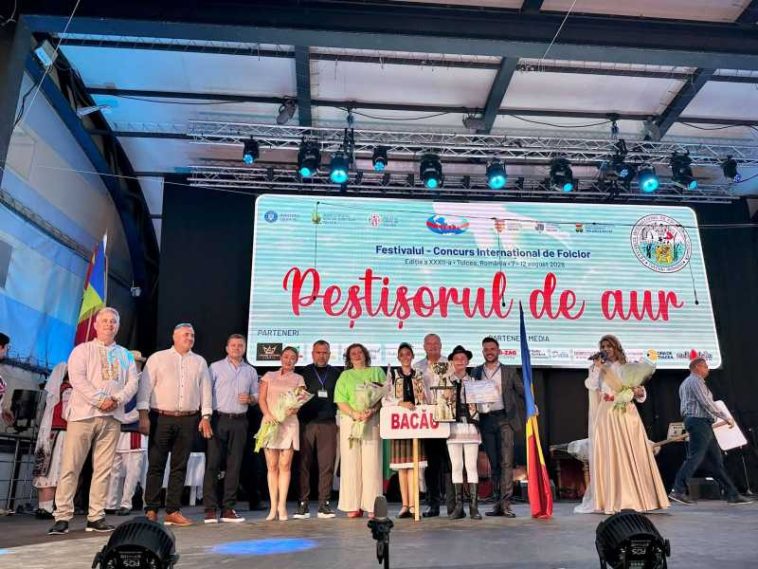 Tulcea: Ansamblul ”Firicel de busuioc” a câștigat trofeul Festivalului internațional ”Peștișorul de aur” (FOTO/VIDEO)