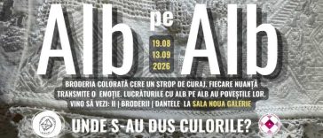 Expoziția ”Alb pe alb” – povestea broderiilor, din 19 august, la Muzeul Național al Țăranului Român