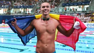 UPDATE Înot: David Popovici a câștigat aurul la 100 m liber la Europene cu nou record al competiției