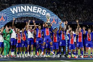 Fotbal: Paris Saint-Germain a cucerit Supercupa Europei, după 2-1 cu Aston Villa (GALERIE FOTO)