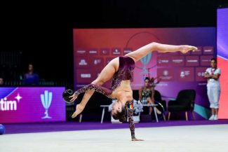 Gimnastică ritmică: Andreea Verdeș, locul 25 la individual compus la Mondiale, după prima zi a calificărilor