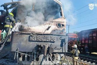 #Ucraina: Doi membri ai echipajului unui tren de călători, uciși într-un atac cu dronă rusesc