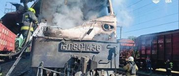 #Ucraina: Doi membri ai echipajului unui tren de călători, uciși într-un atac cu dronă rusesc