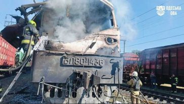 #Ucraina: Doi membri ai echipajului unui tren de călători, uciși într-un atac cu dronă rusesc