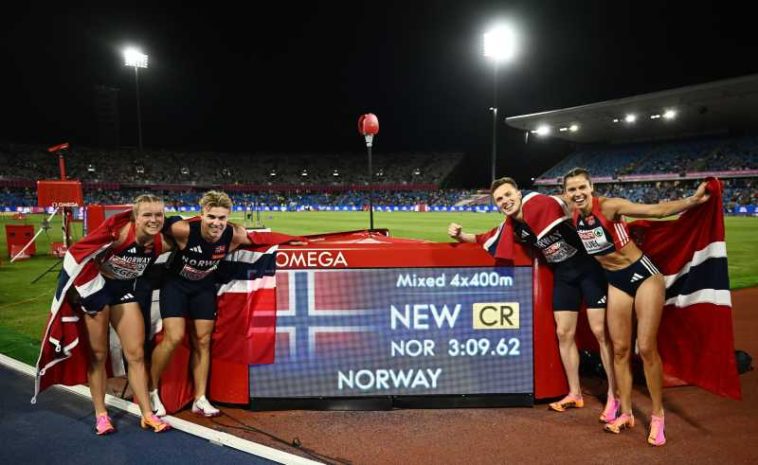 Atletism: Norvegia a refuzat medalia de aur de la ștafeta mixtă 4×400 m din cauza unei erori