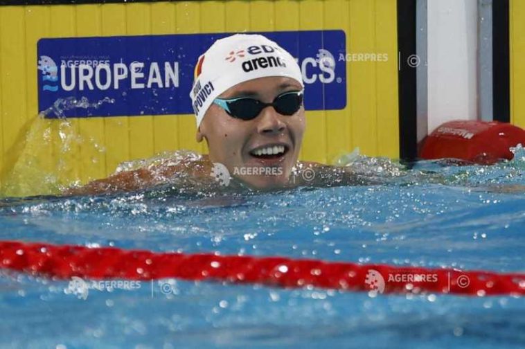 Înot: David Popovici, calificat în finala de la 200 m liber la Europene cu cel mai bun timp