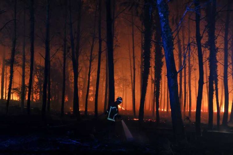 Franța evacuează peste 500 de persoane după izbucnirea unui nou incendiu forestier în sud-vestul țării