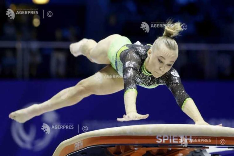 Gimnastică artistică: Angelina Melnikova a câștigat aurul la sărituri la Europenele de la Zagreb