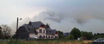 VIDEO/O comună din estul Belgiei, amenințată cu evacuarea din cauza incendiilor de vegetație