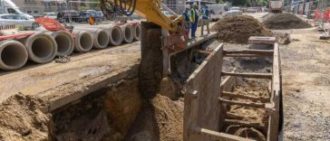 Primăria Capitalei modernizează rețeaua de canalizare din zona Gării de Nord; are aproape 100 de ani (GALERIE FOTO)