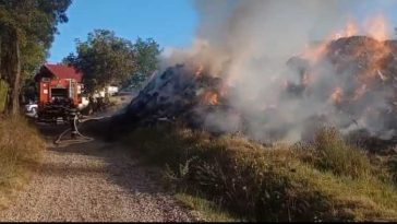 Botoșani: Aproximativ 40 de tone de furaje au ars într-un incendiu la Dumeni
