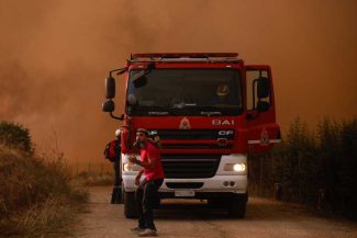 Grecia: Incendiu pe Insula Skyros, din Marea Egee