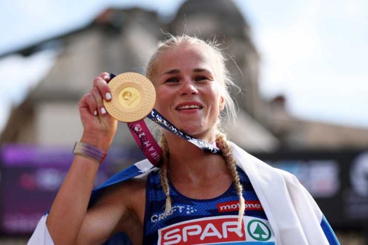 Atletism: Finlandeza Alisa Vainio, medaliată cu aur la maraton la Europenele de la Birmingham
