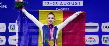 Gimnastică artistică: Aniela Tudor, medaliată cu aur la sărituri, la Europenele de junioare