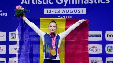 Gimnastică artistică: Aniela Tudor, medaliată cu aur la sărituri, la Europenele de junioare
