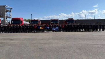 IGSU: Un nou contingent de pompieri români a preluat misiunea din Grecia