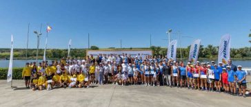 Canotaj: Vicecampionii olimpici Ionela și Marius Cozmiuc, motiv de inspirație pentru noua generație de sportivi