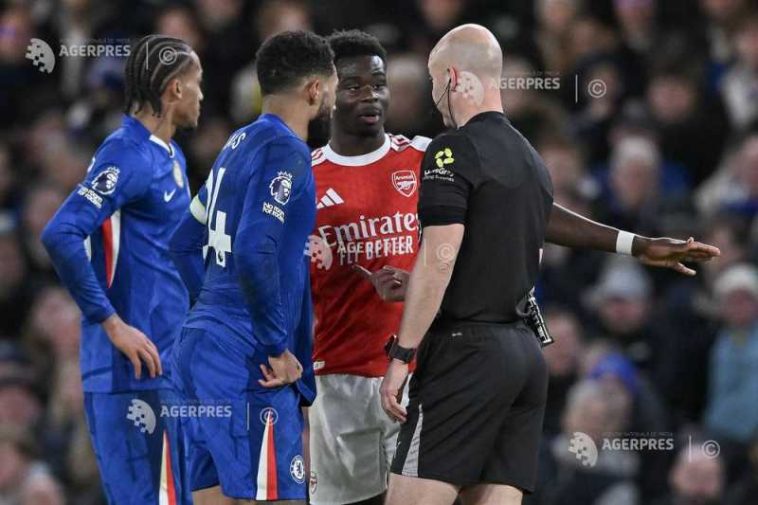 Fotbal: Premier League va transmite în direct discuțiile audio dintre arbitri și jucători