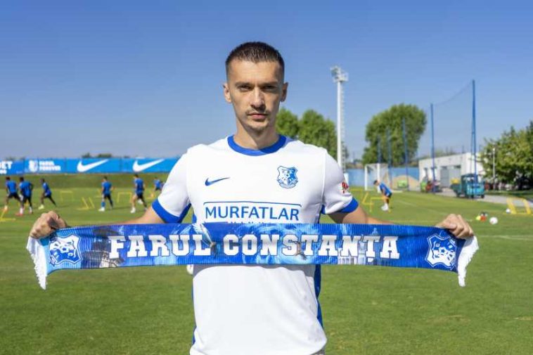 Fotbal: Farul Constanța l-a transferat pe atacantul kosovar Muhamet Hyseni