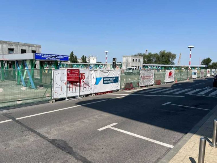 Parcarea ”Sosiri” a Aeroportului ”Henri Coandă” se închide temporar, din 19 august, pentru modernizare și consolidare (GALERIE FOTO)