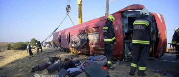 Ungaria: Șoferul autocarului polonez implicat într-un accident soldat cu 12 morți, plasat în arest preventiv pentru 30 de zile