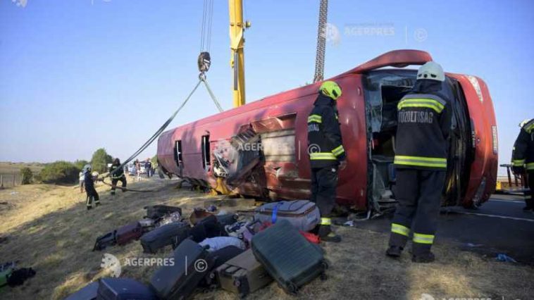 Ungaria: Șoferul autocarului polonez implicat într-un accident soldat cu 12 morți, plasat în arest preventiv pentru 30 de zile