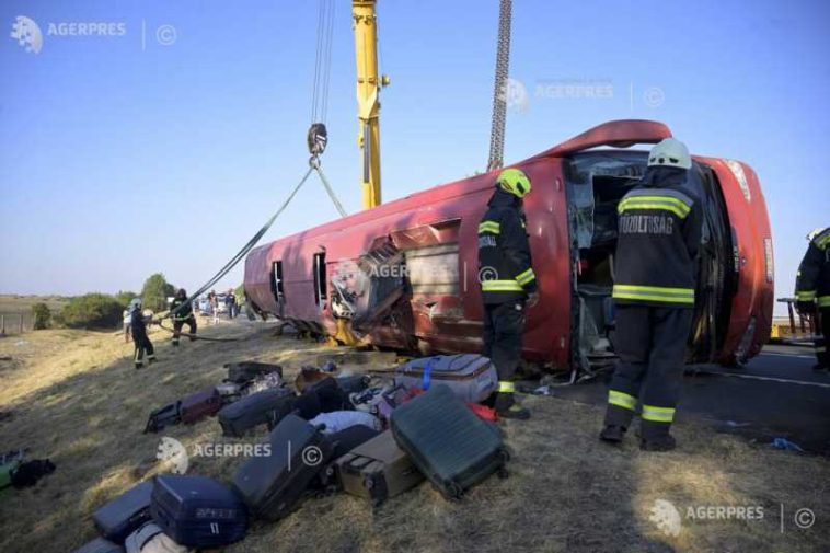 Ungaria: Șoferul autocarului polonez implicat într-un accident soldat cu 12 morți, plasat în arest preventiv pentru 30 de zile