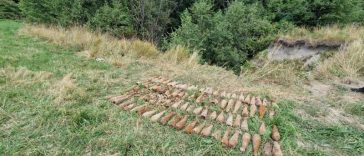 Harghita: Pompierii au găsit 82 de bombe de aruncător, în pădurea din Tușnadu Nou