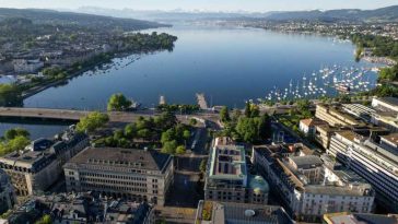 Apele lacului Zurich, la cel mai scăzut nivel din 1951