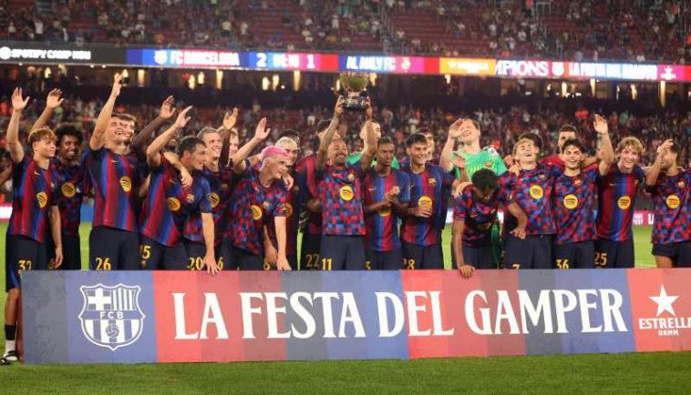 Fotbal: FC Barcelona a câștigat a 61-a ediție a Trofeului Gamper