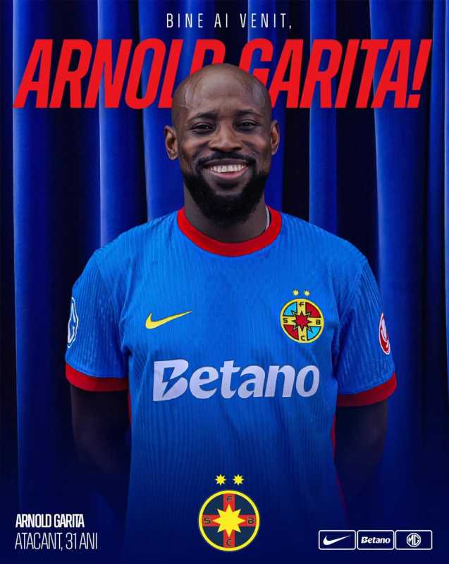 Fotbal: Atacantul Arnold Garita, prezentat oficial de FCSB